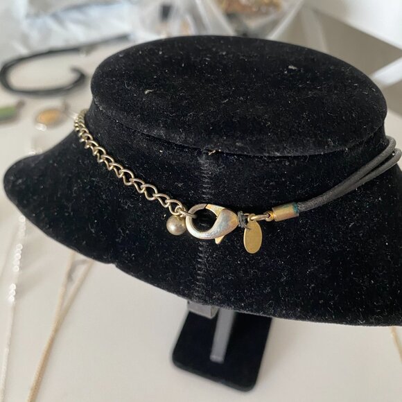 Chico's 20" Brown Medallion necklace with Bracelet and Earrings - Picture 5 of 5